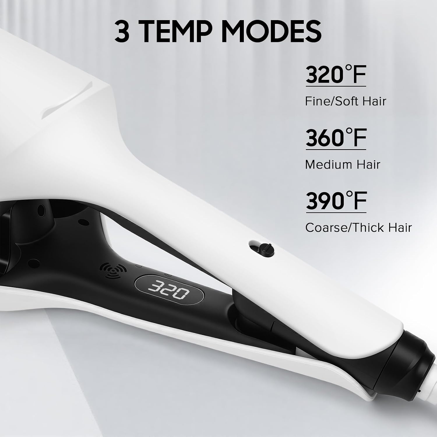 AraSyleon Herramienta para el cabello rizador de pelo de 1.25 pulga...
