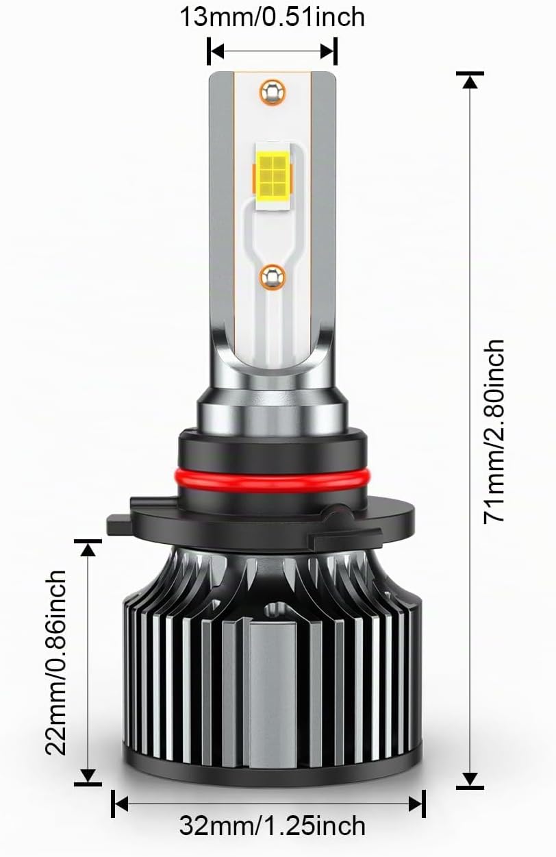 Compatible con Toyota Camry High Low Beams 2007 2008 2009 2010 2011...
