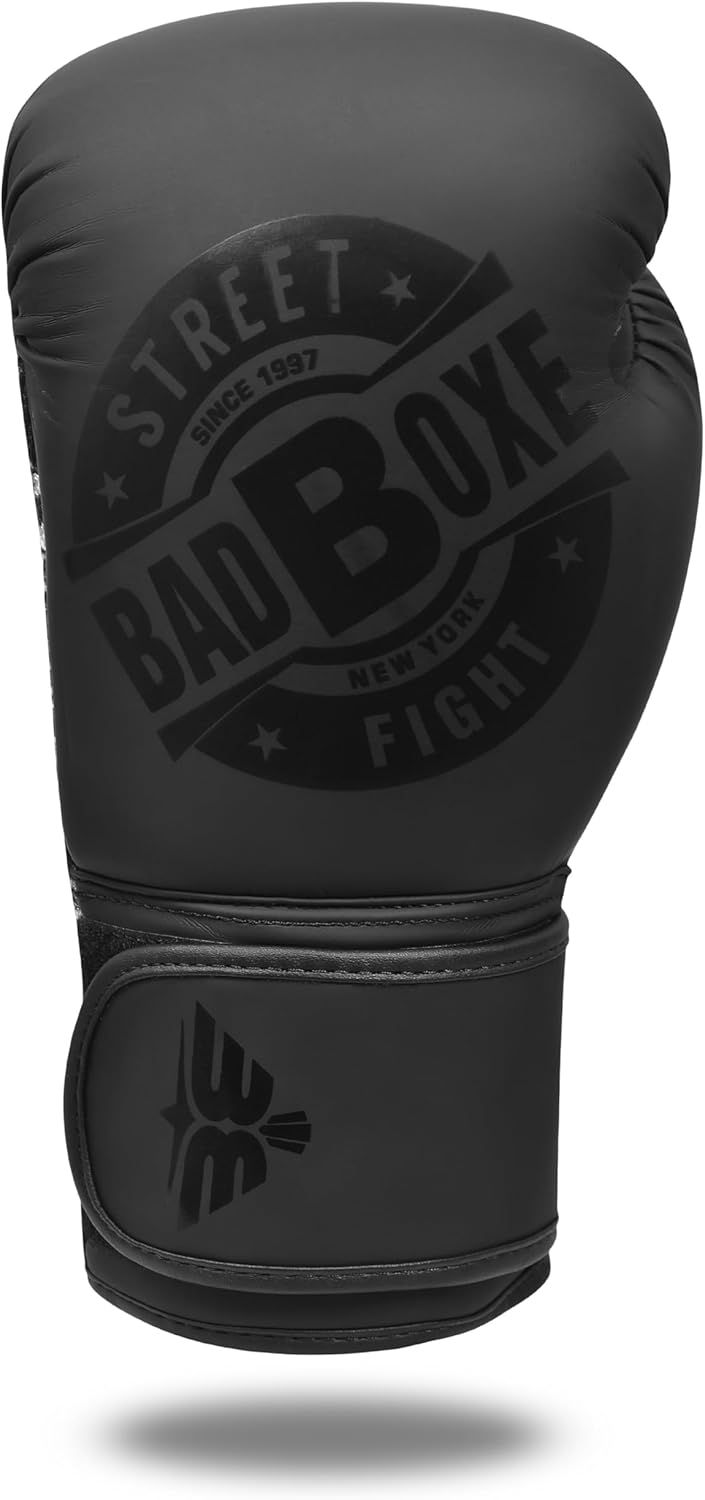 Badboxe Juego de boxeo con envolturas de mano gratis, guantes de MM...