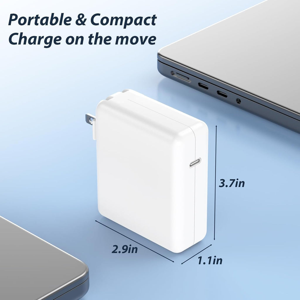 Cargador Mac Book de 140 W, GaN USB-C, adaptador de corriente PD pa...
