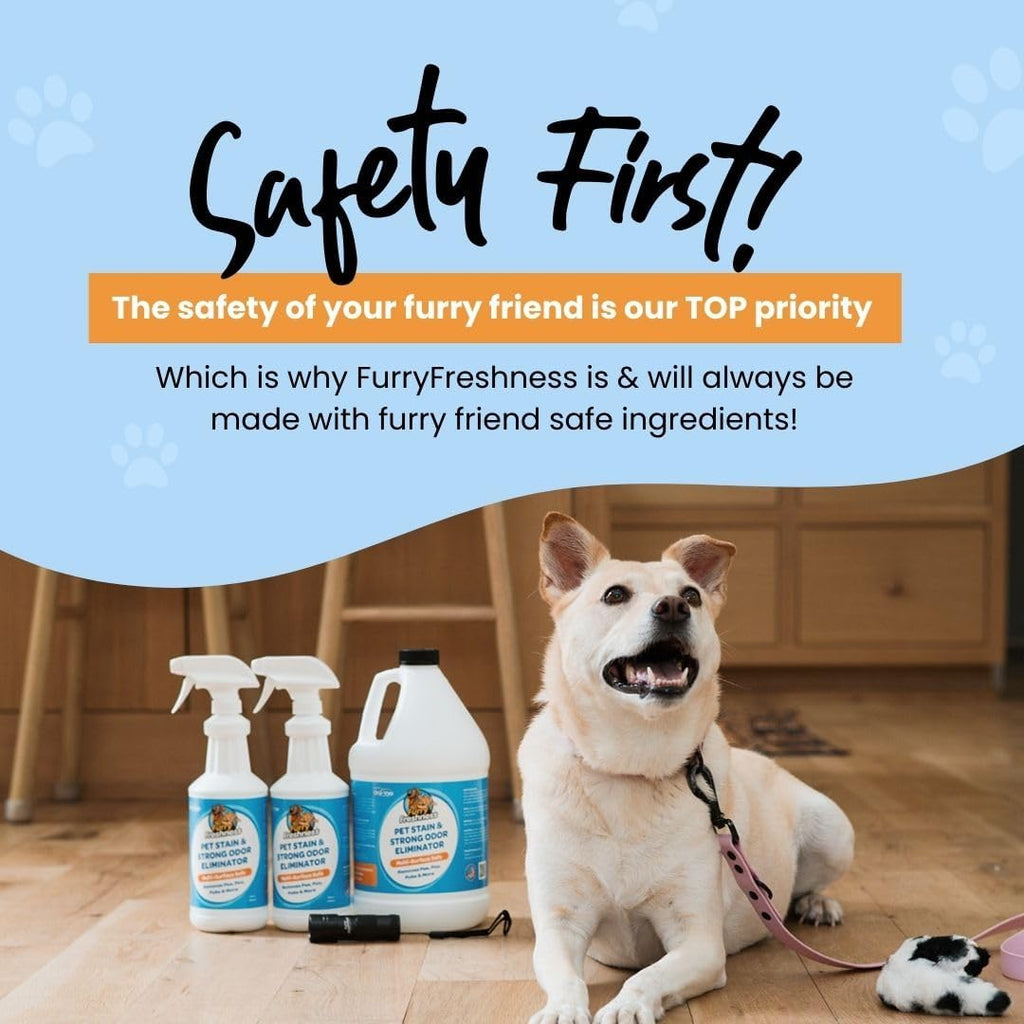 FurryFreshness Extrafuerte mancha de orina de gato o perro y remove...