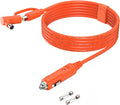 Cargador de coche de 12V\/24V 2M 14AWG compatible con Jackery\/BLUE...