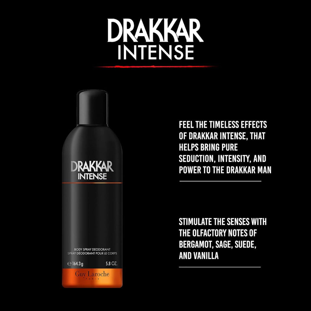 Guy Laroche Drakkar - Spray corporal intenso, seductor e irresistib...
