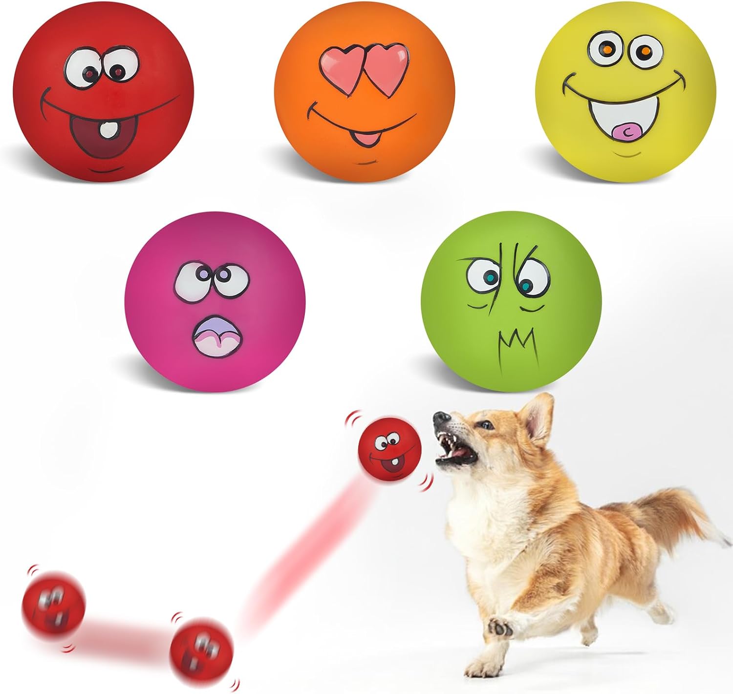 Coricorsu Juguete Chirriante para Perros Juguetes para Masticar Per...