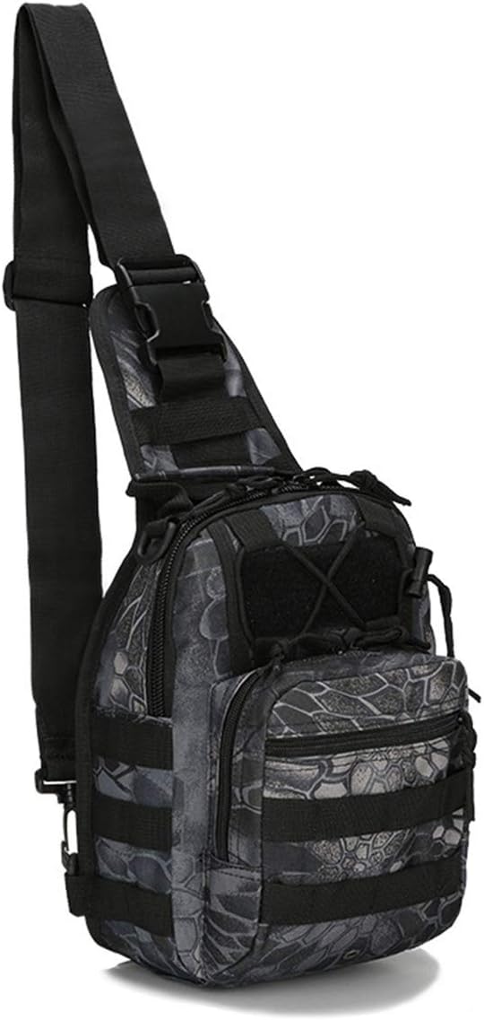 LBlanco Mochila táctica para el hombro, pequeña, para exteriores, p...