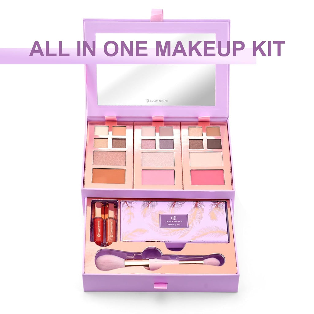 Color Nymph Juego pequeño de paleta de maquillaje para el rostro |...