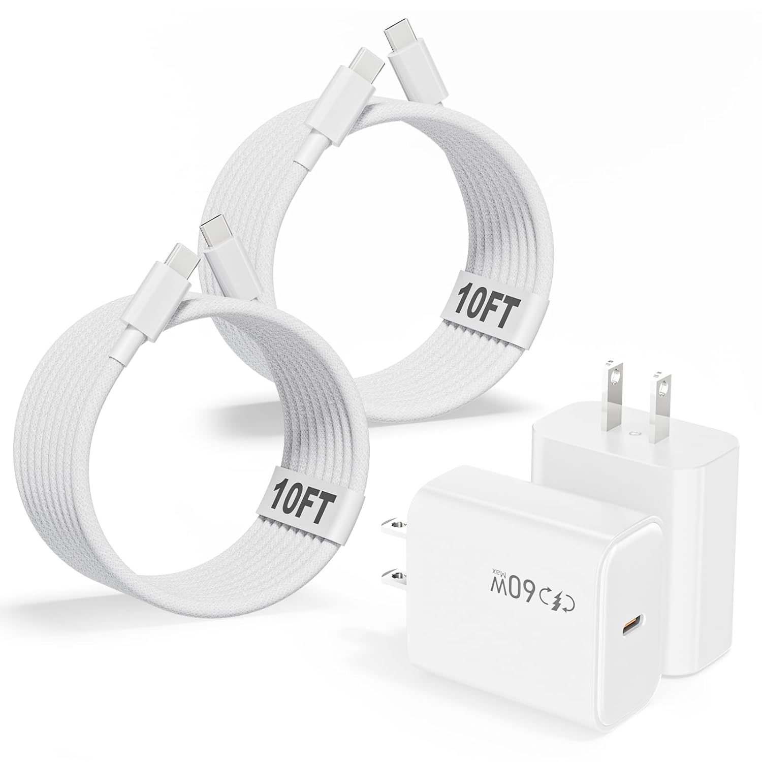 Bloque de carga rápida USBC de 40 a 60 W, carga rápida para iPhone...
