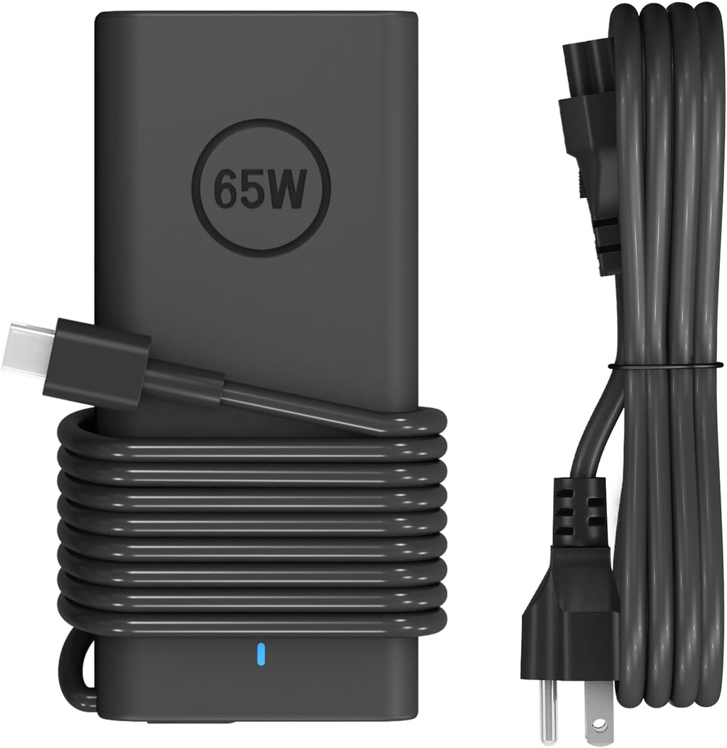 Cargador USB C para laptop de 65 W y 45 W, compatible con Dell Lati...