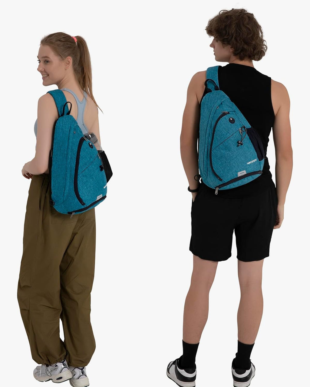 WATERFLY - Mochila con eslinga, bandolera pequeña, bolsa de hombro...