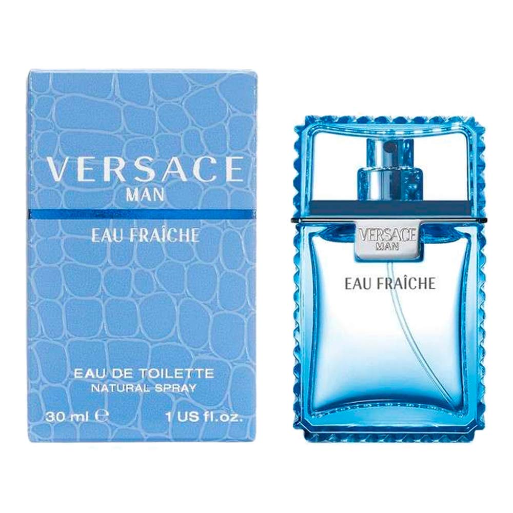 Versace Man Eau Fraiche para Hombre - Spray EDT 1 oz