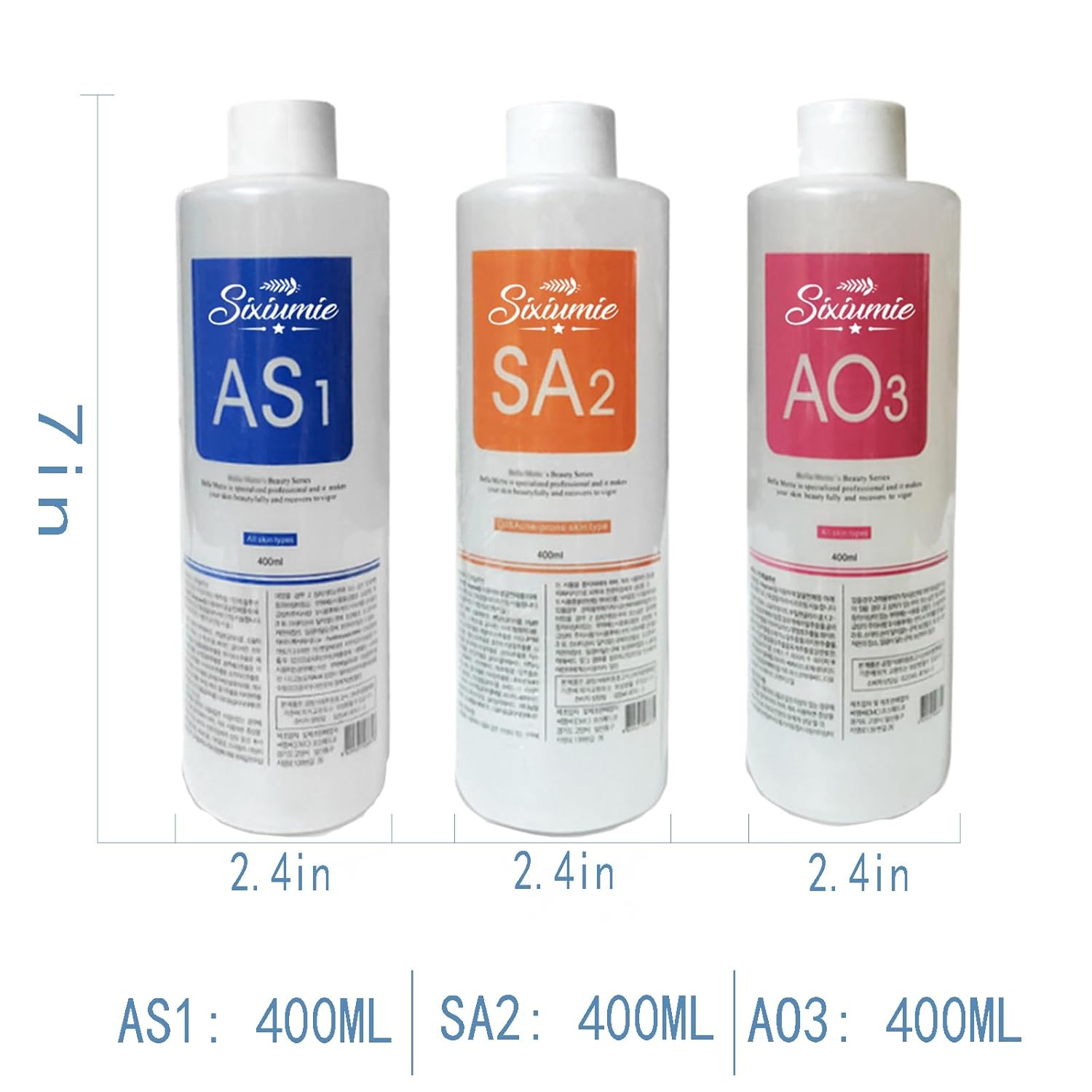 Marfort AS1 SA2 AO3 Aqua Peeling Solution Salon Professional Dermob...