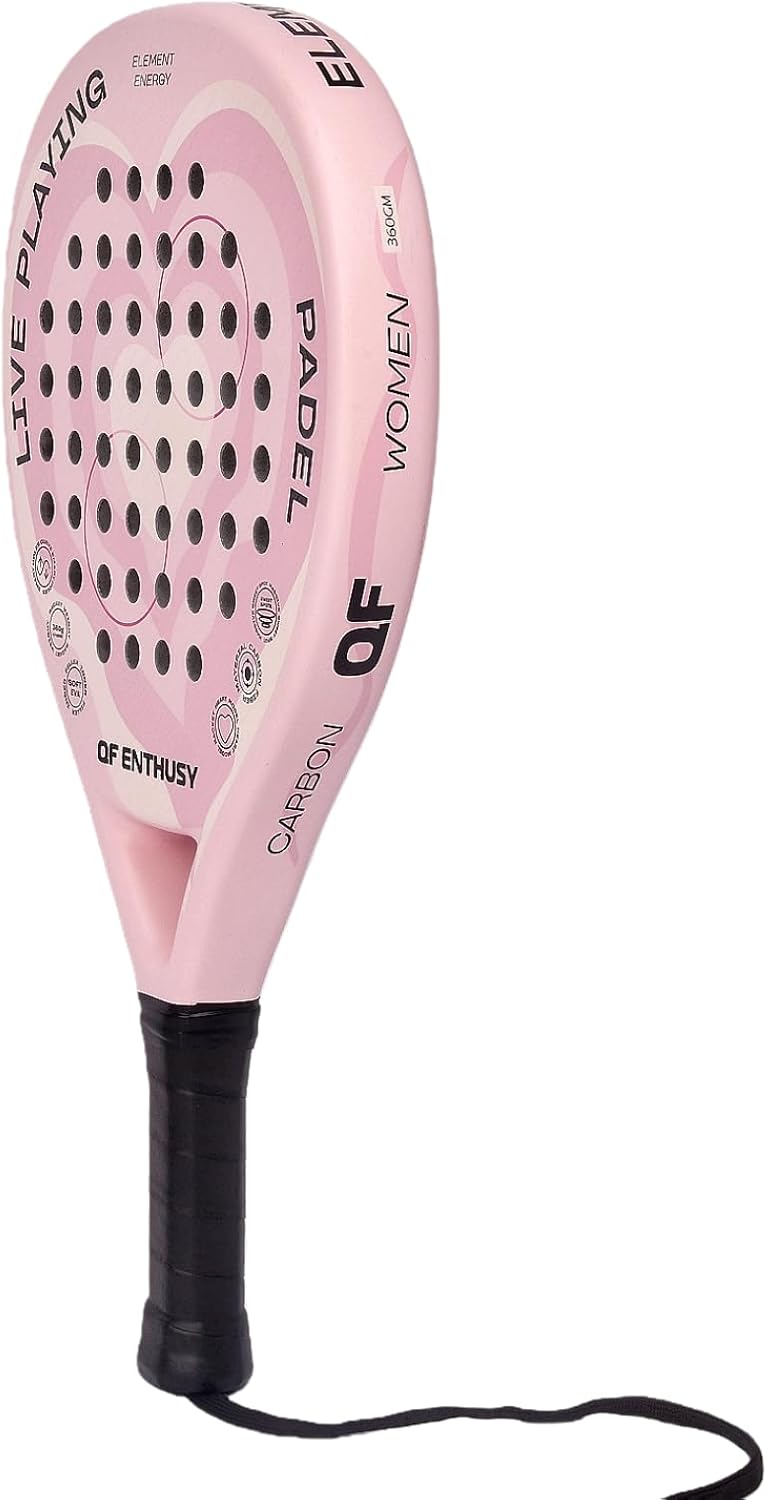 Pala de Padel, Pala de Padel de Superficie de Fibra de Carbono, Lig...