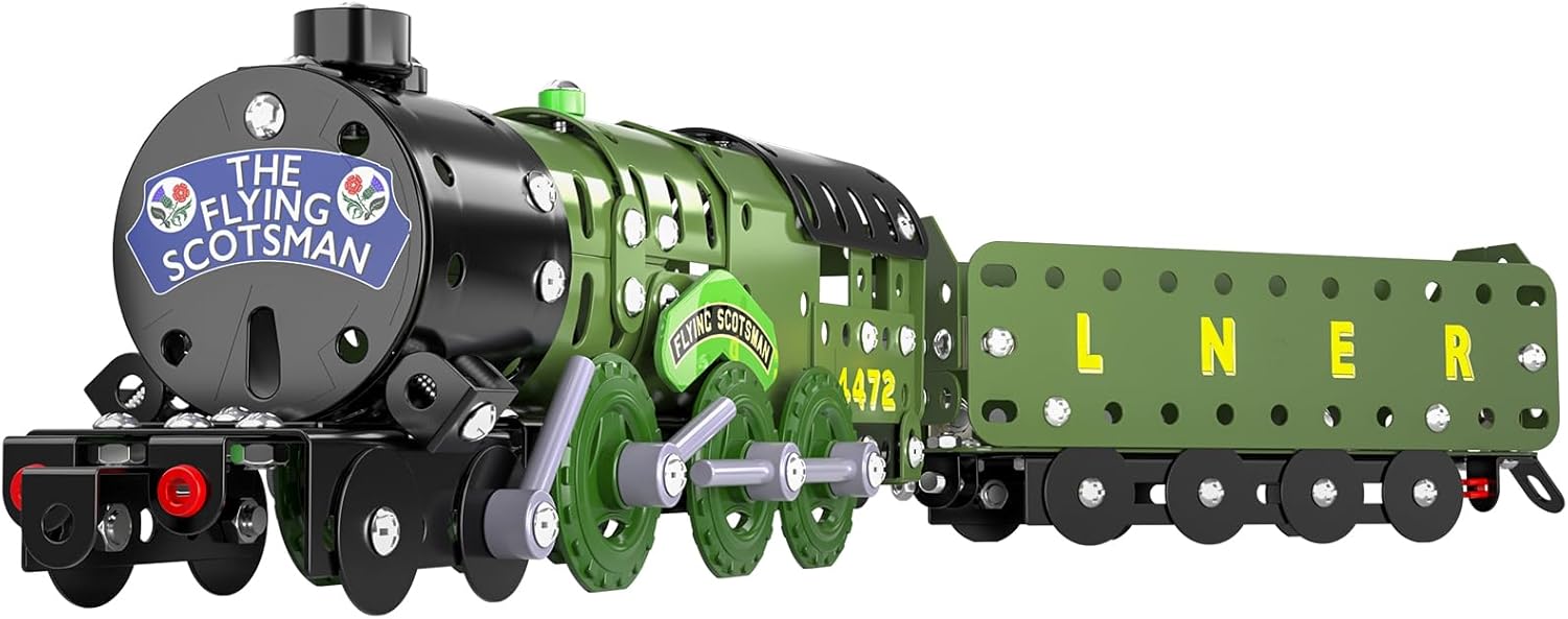 Lucky Doug STEM Building Projects - Juego de tren modelo de juguete...