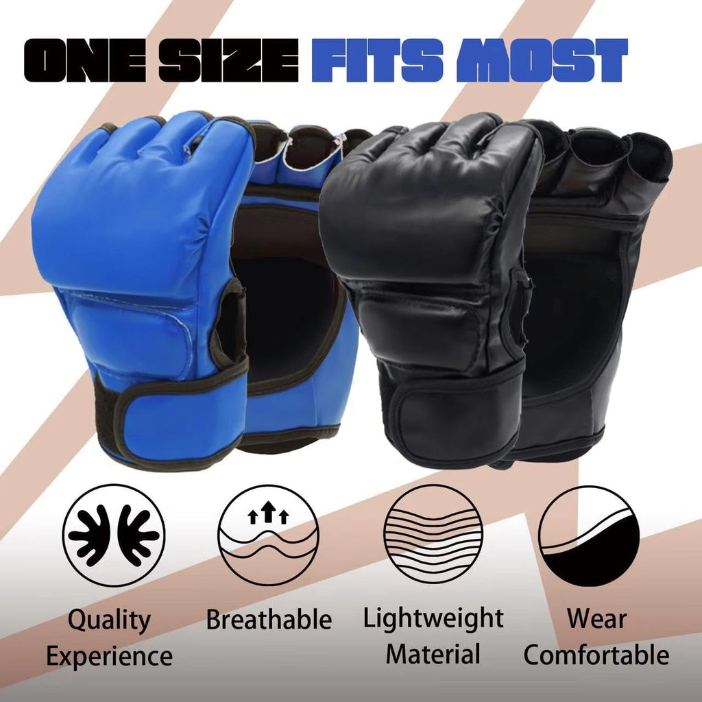 2 pares de guantes de boxeo y kickboxing para hombres y mujeres, pr...