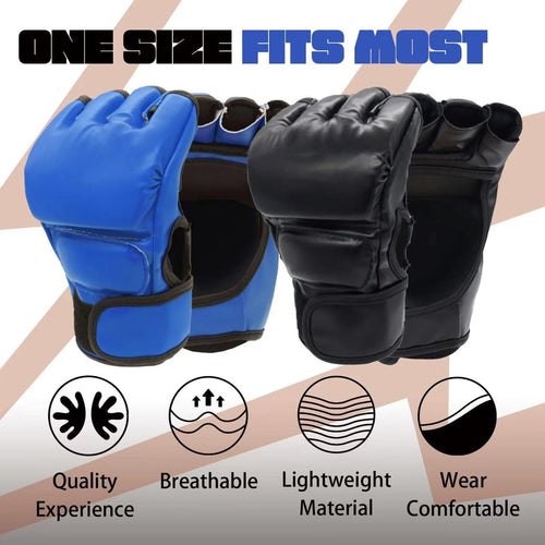 2 pares de guantes de boxeo y kickboxing para hombres y mujeres, pr...