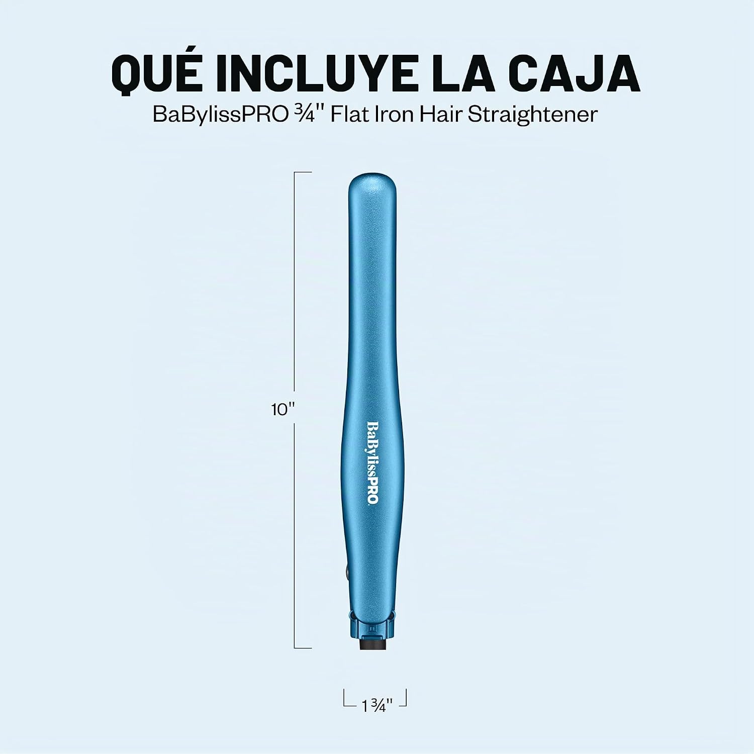 BaBylissPRO Mini plancha plana para el cabello | Plancha plana para...
