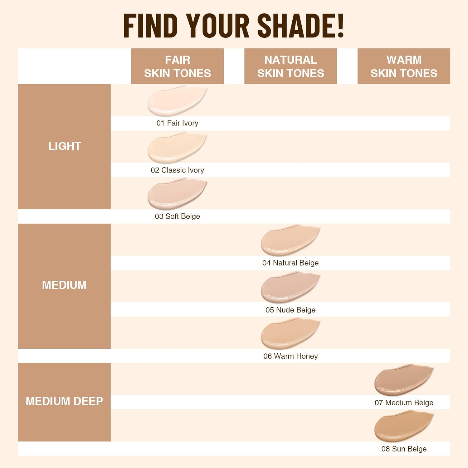 UCANBE Base líquida y corrector 2 en 1, juego de maquillaje de base...