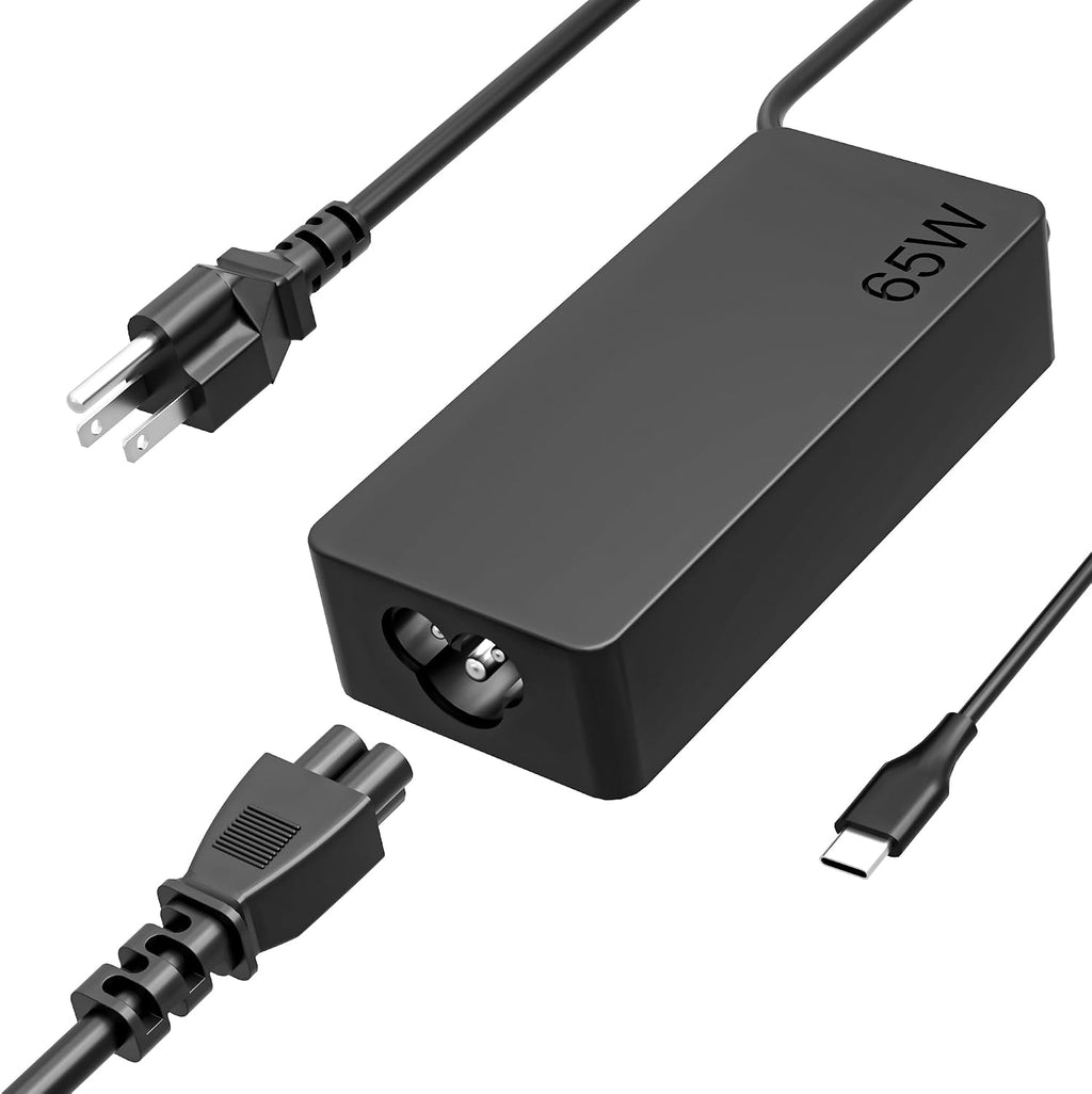 IKFJQCOA Cargador USB C de 65 W y 45 W para laptop compatible con L...