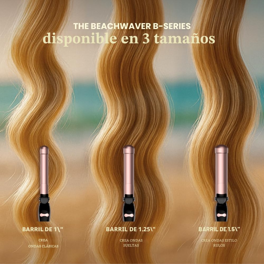 Beachwaver Rizador giratorio B1 \u2013 Rizador automático de cerámi...