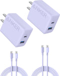 Anker Cargador para iPhone 17\/16, paquete de 2 bloques de cargador...