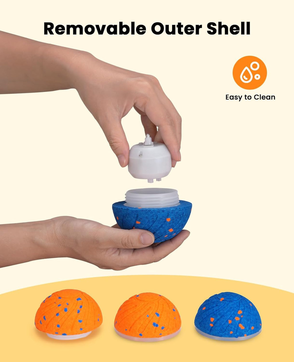 Xeuch Pelotas Interactivas Inteligentes para Perros, Pelota con Mov...