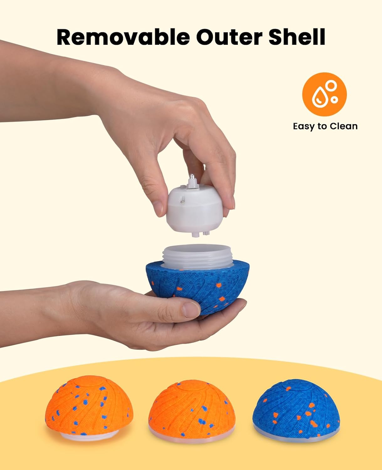 Xeuch Pelotas Interactivas Inteligentes para Perros, Pelota con Mov...