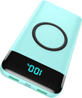 Cargador portátil inalámbrico de 30,800 mAh, cargador de batería US...