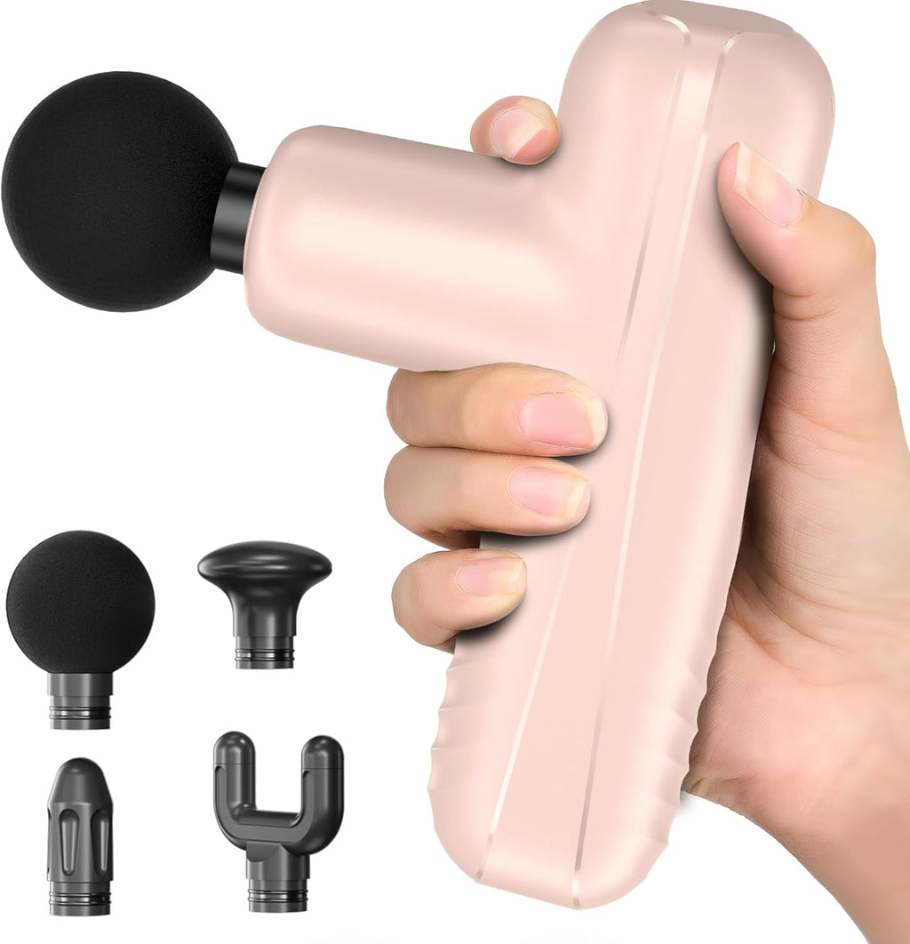 PENJOY Mini pistola de masaje, potente masajeador muscular de mano...
