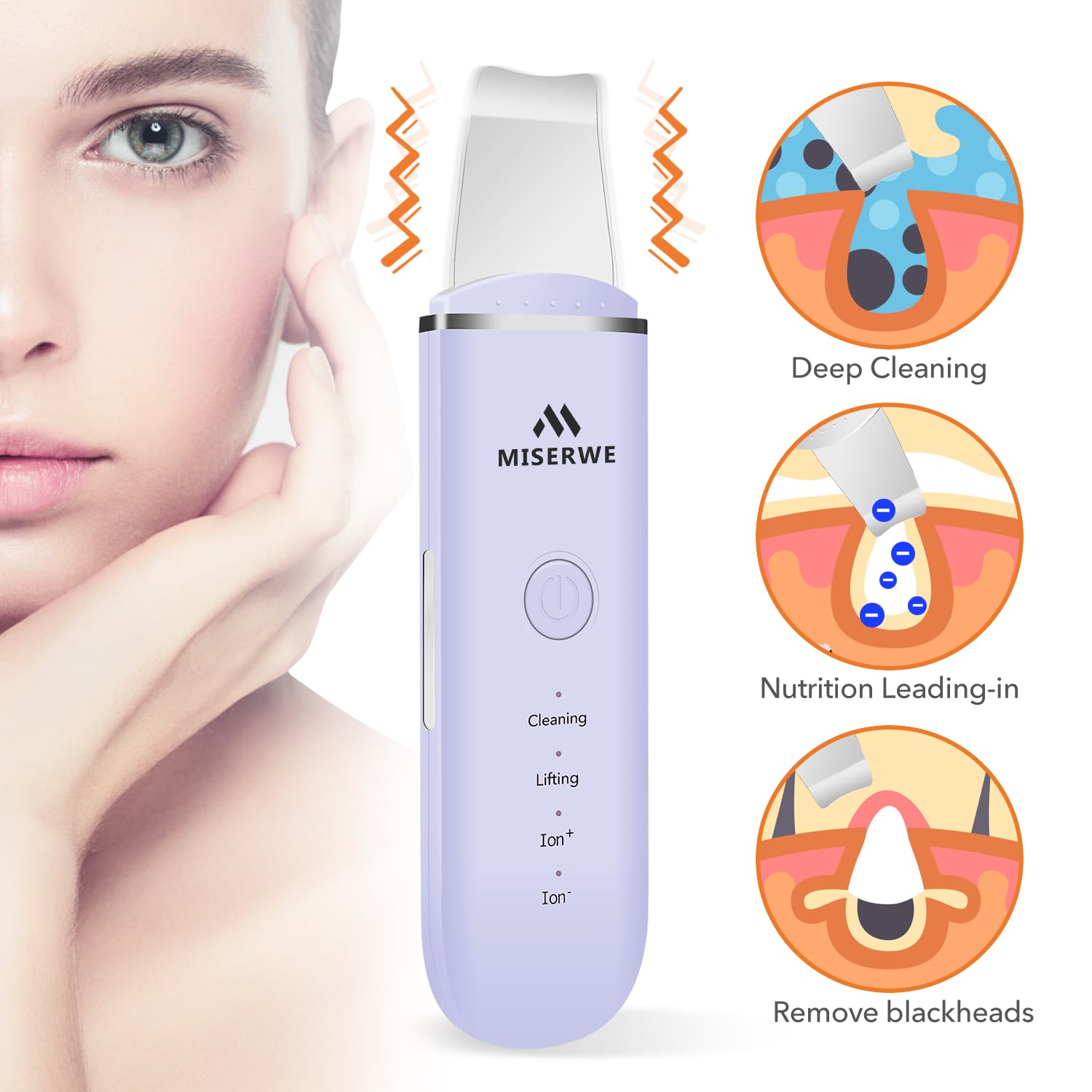 Raspador de Piel Espátula Facial Raspador Facial Espátula para Limp...