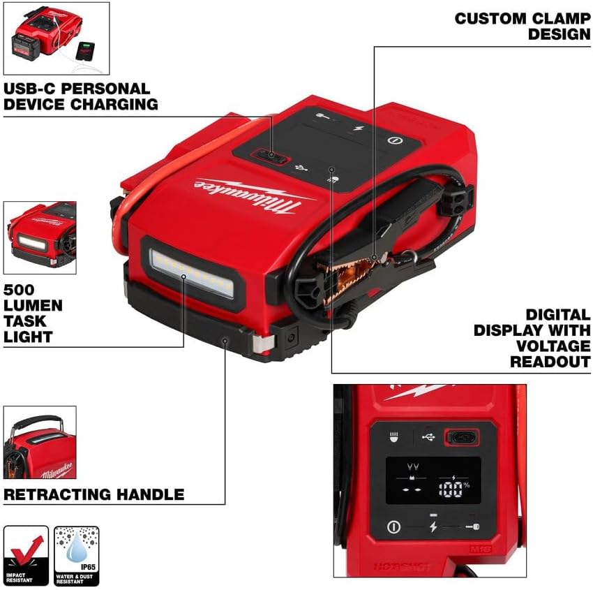 Milwaukee Electric - M18TRADE HOTSHOTTRADE Arrancador de Salto