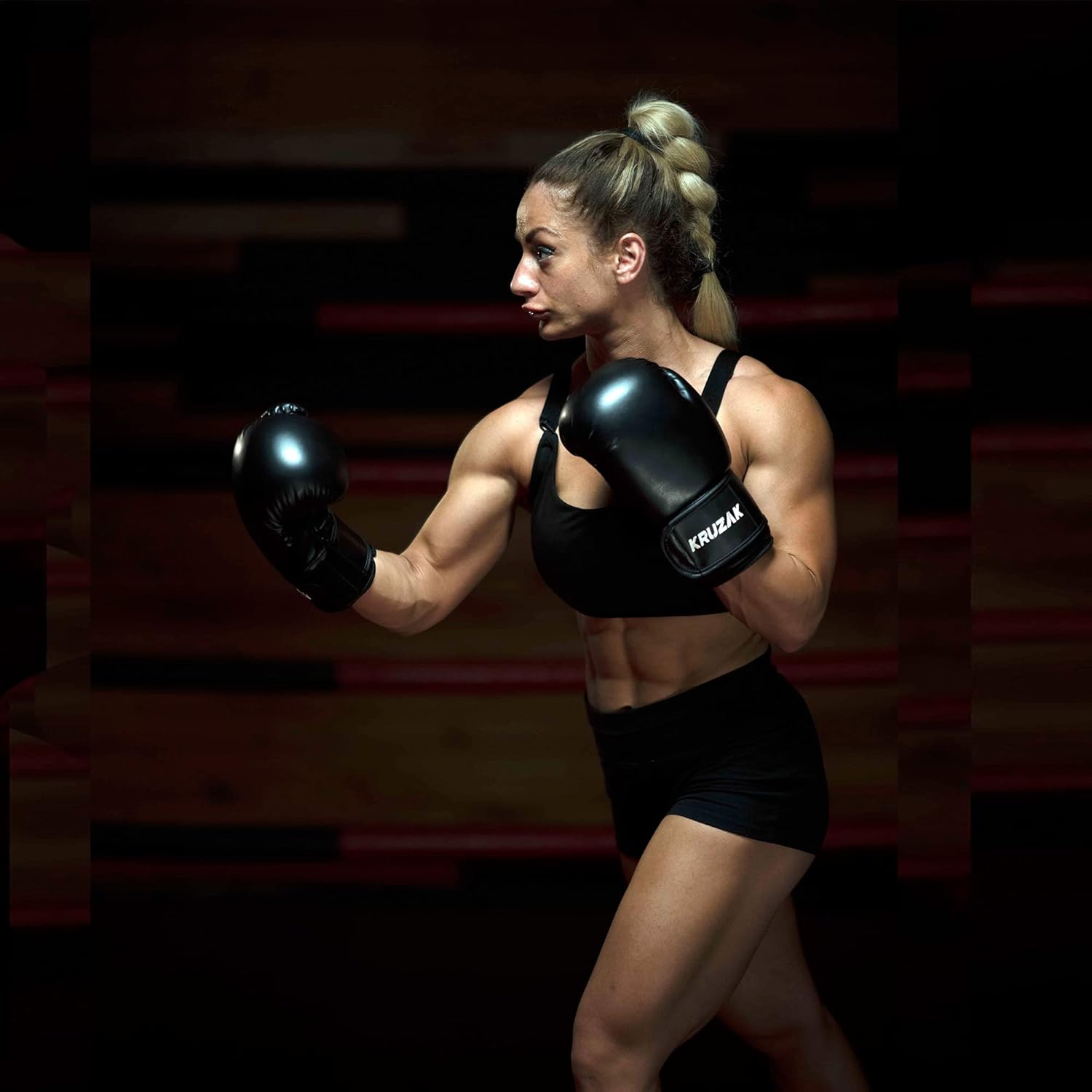 Kruzak - Guantes de boxeo para hombres y mujeres, guantes de sparri...