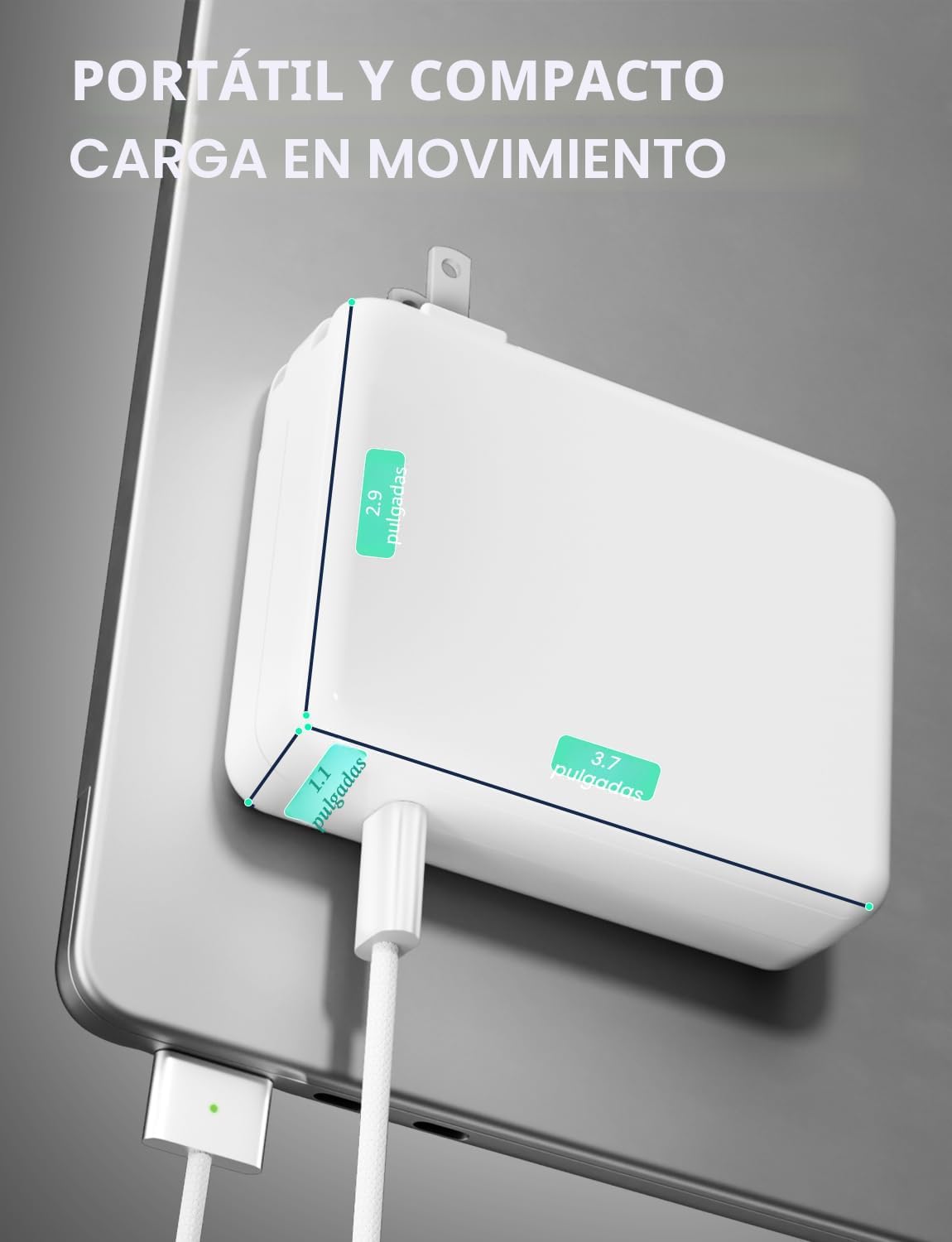 Cargador de 140W para MacBook Pro de 16 y 14 pulgadas, Mac Air de 1...