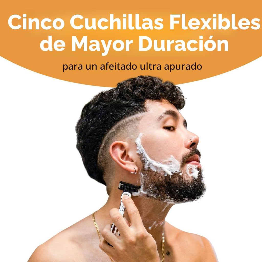 BIC Flex 5 - Maquinillas de afeitar desechables de 5 cuchillas para...