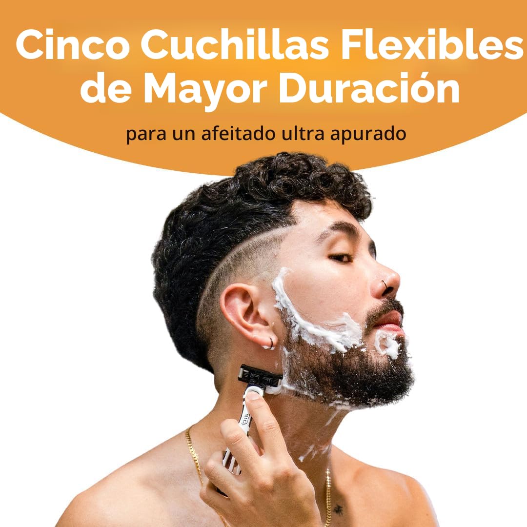 BIC Flex 5 - Maquinillas de afeitar desechables de 5 cuchillas para...