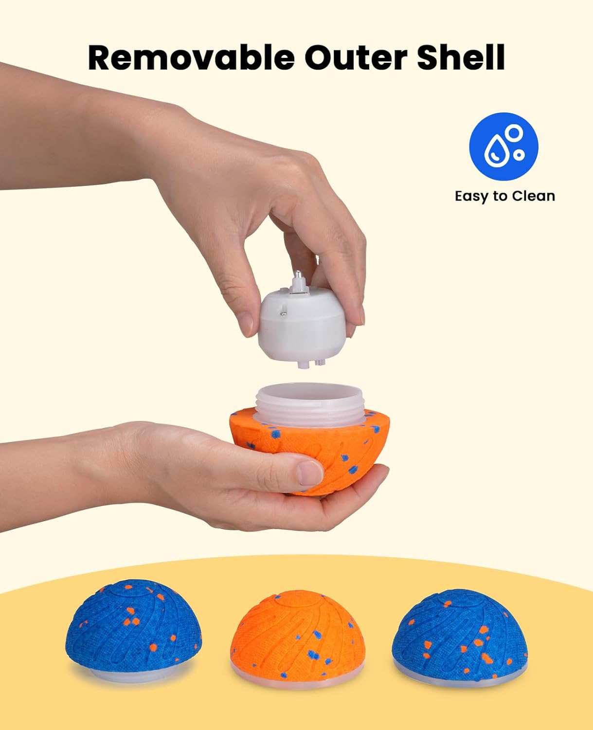 Xeuch Pelotas Interactivas Inteligentes para Perros, Pelota con Mov...
