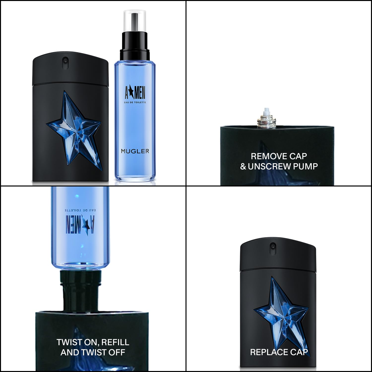 Mugler A*Men - Eau de Toilette - Colonia para hombre - Woody &amp;...