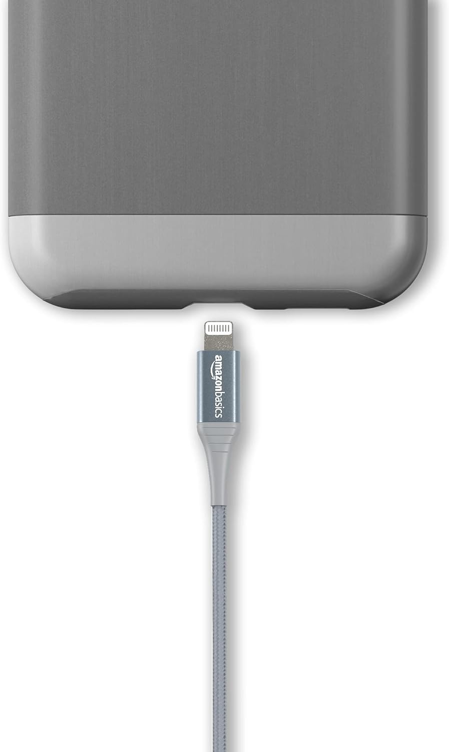 Amazon Basics - Cable Lightning de nailon trenzado doble a USB, col...