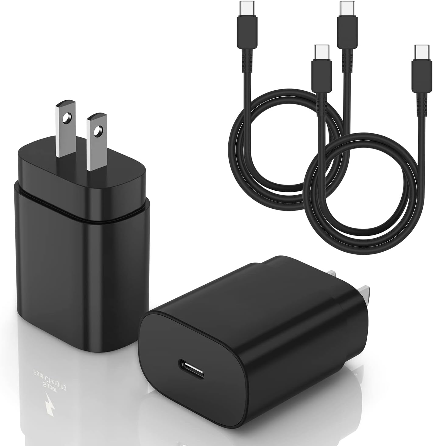 Cable de carga súper rápido tipo C para Samsung Galaxy, bloque de c...