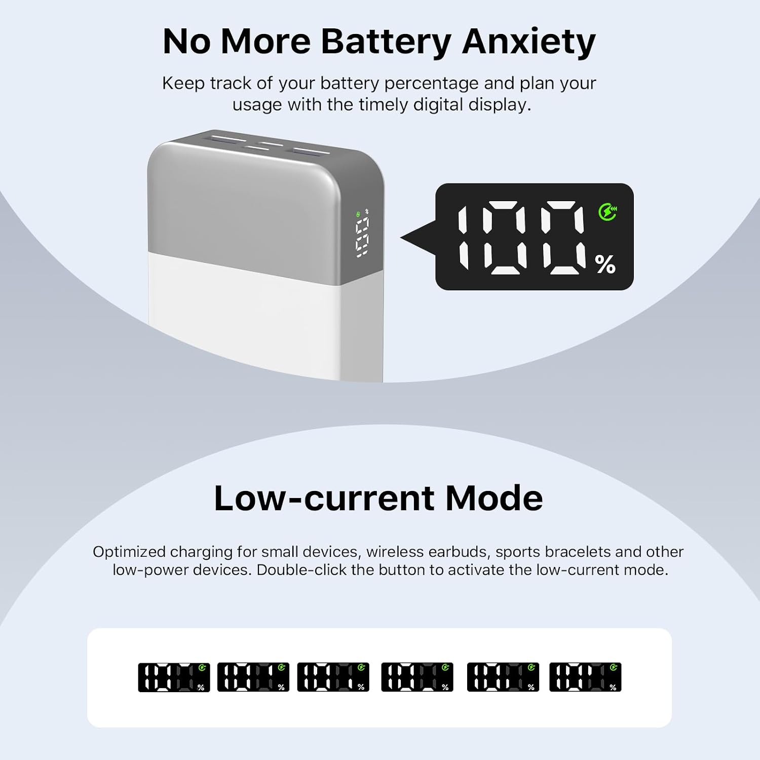 NOBIS Cargador portátil, banco de energía de 20000 mAh, carga rápid...