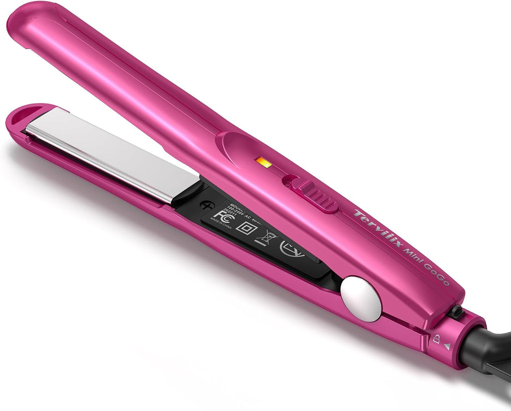 Terviiix Mini plancha plana, plancha de pelo de 1\/2 pulgada para b...