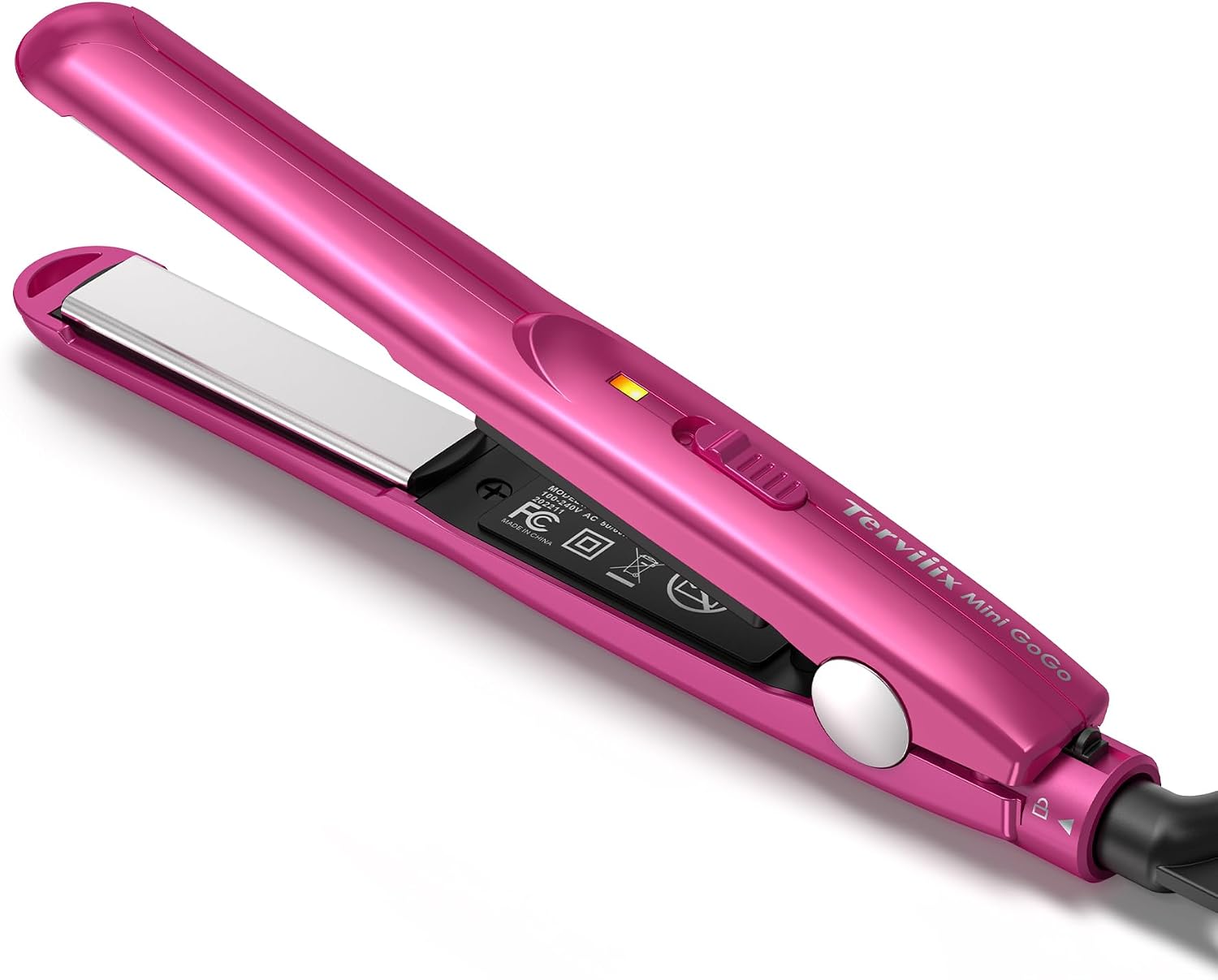 Terviiix Mini plancha plana, plancha de pelo de 1\/2 pulgada para b...