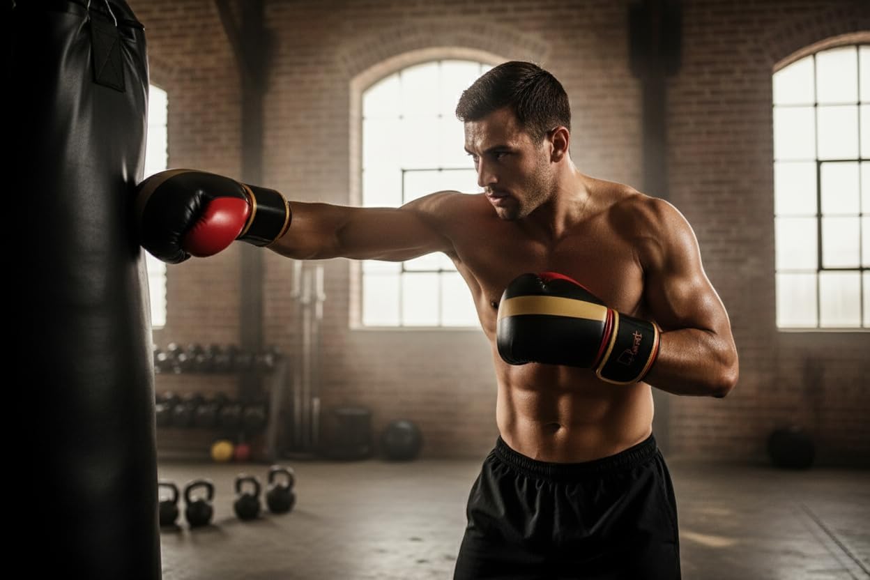 Delmont Guantes de boxeo para hombres y mujeres \u2013 Bolsa pesada...