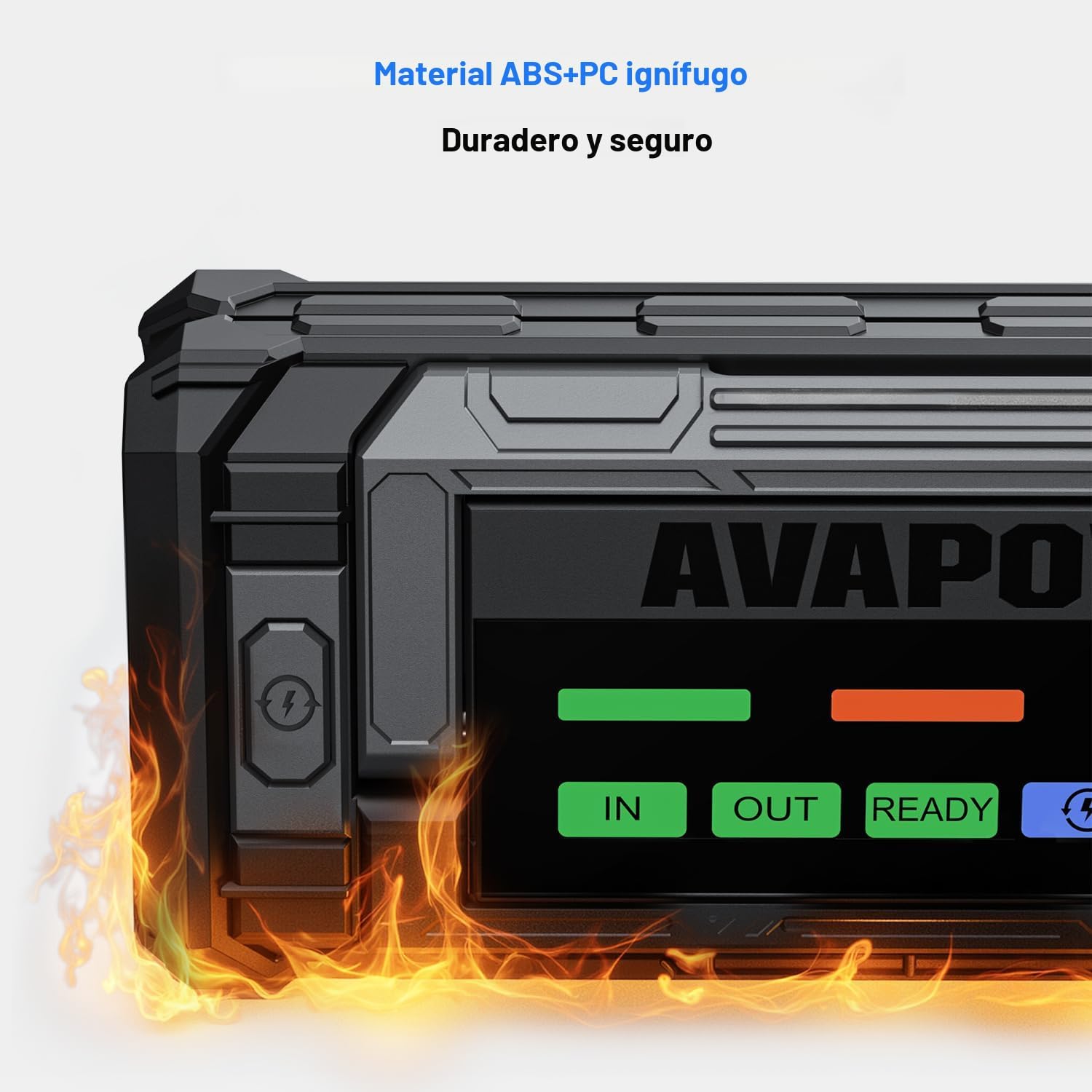 AVAPOW Arrancador de batería de 8000 A portátil con pantalla HD de...