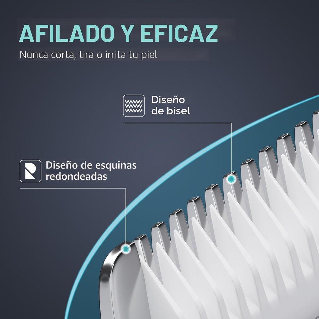 PRITECH Manscape - Recortadora de pelo corporal \u2013 Cortadora de...
