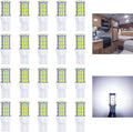 Antline Bombillas LED T10 921 194 168 de color blanco frío, paquete...