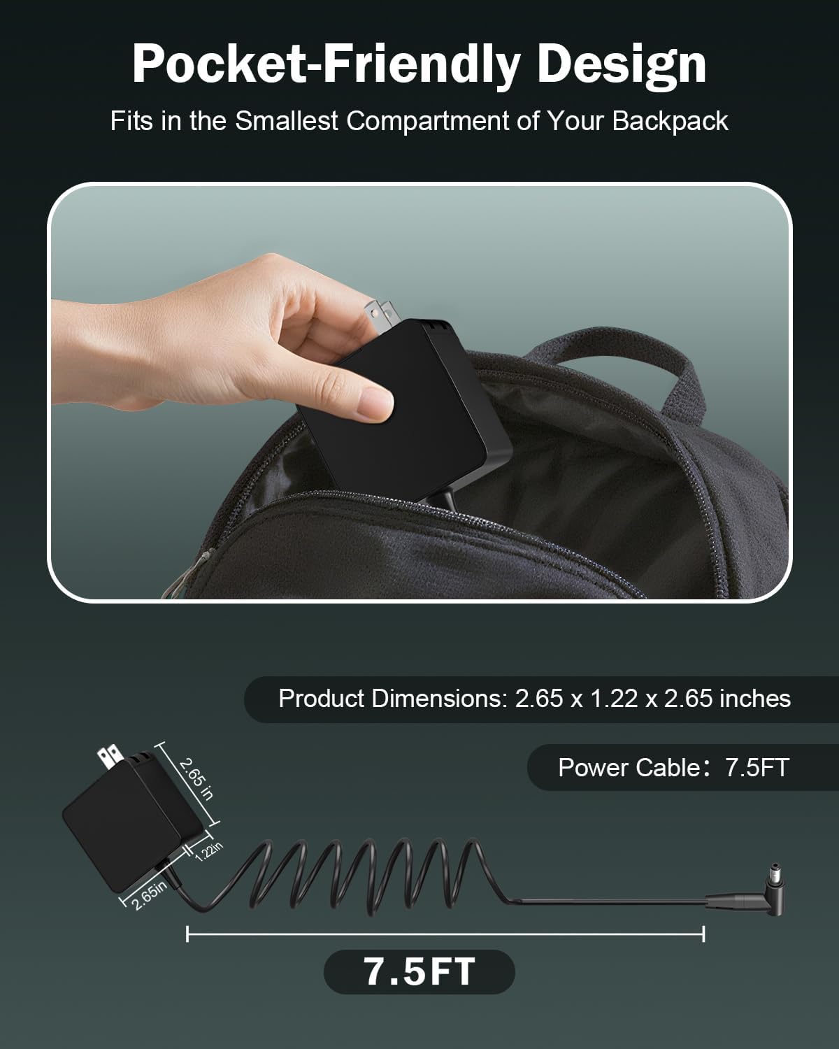 Cargador de portátil Superer para Asus Vivobook, Zenbook y más seri...