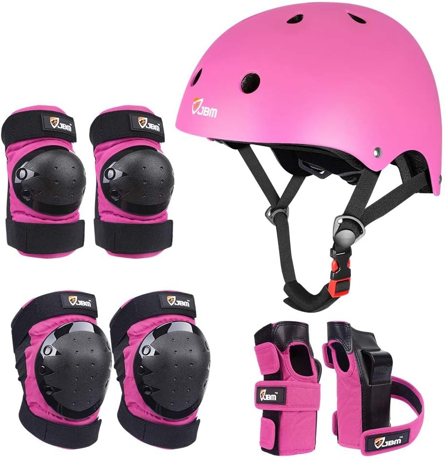 JBM - Juego de equipo de protección para patinaje para niños y adul...