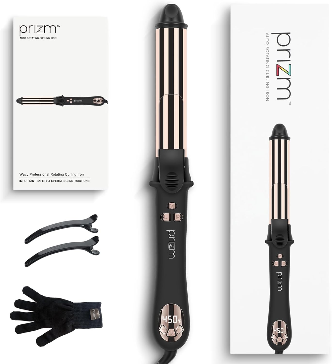 Prizm Rizador automático de 1.25 pulgadas\/1.260 in para rizador gr...