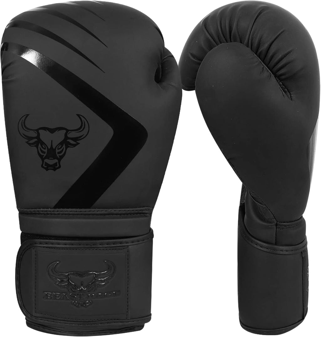 BEAST RAGE Guantes de boxeo Muay Thai Kickboxing MMA Bolsa de Lucha...