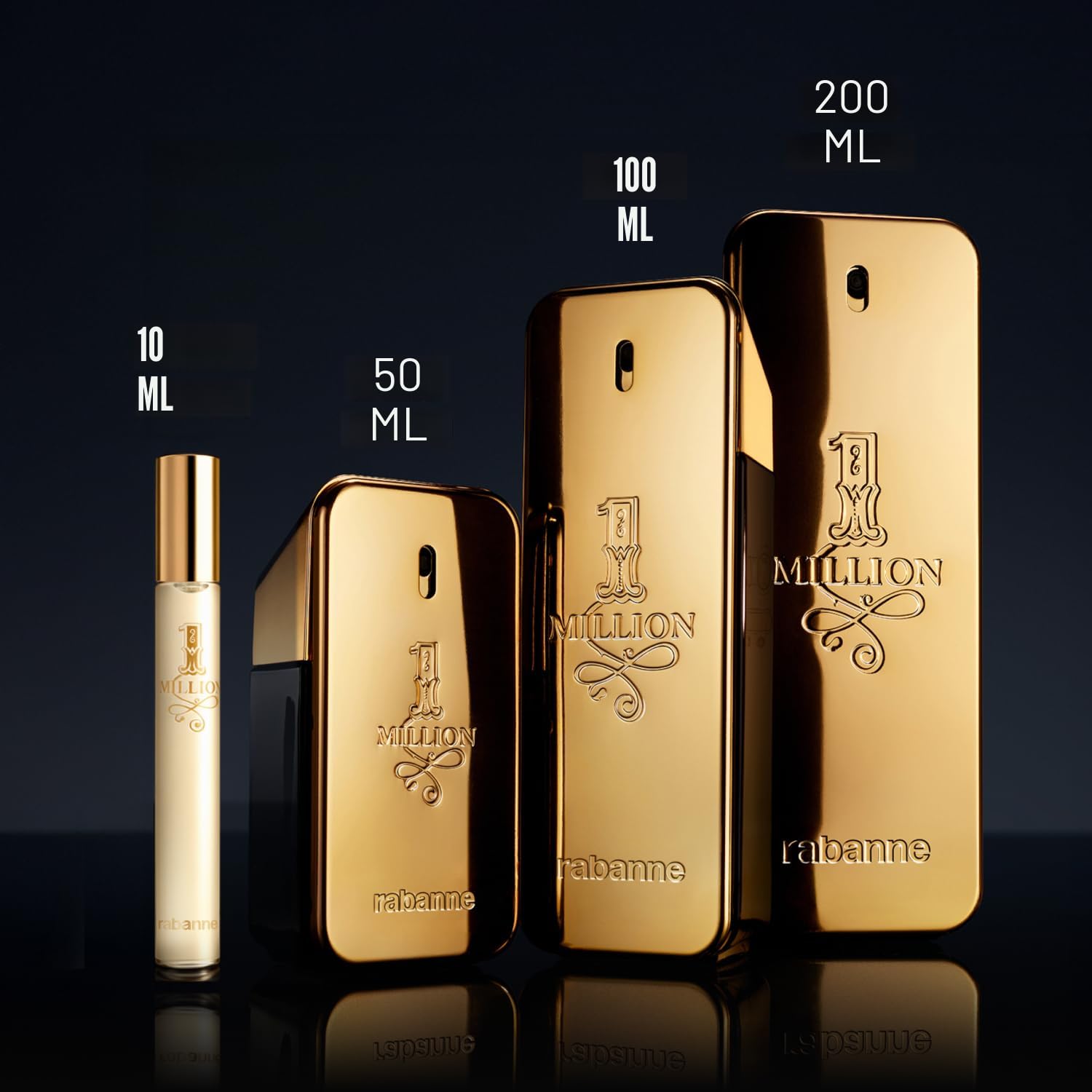 Rabanne 1 Million Eau de Toilette - Fragancia de diseñador de larga...